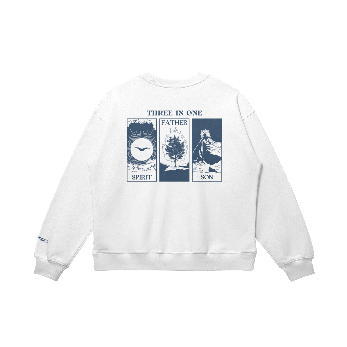 THREE IN ONE (BLUE) - SWEATER