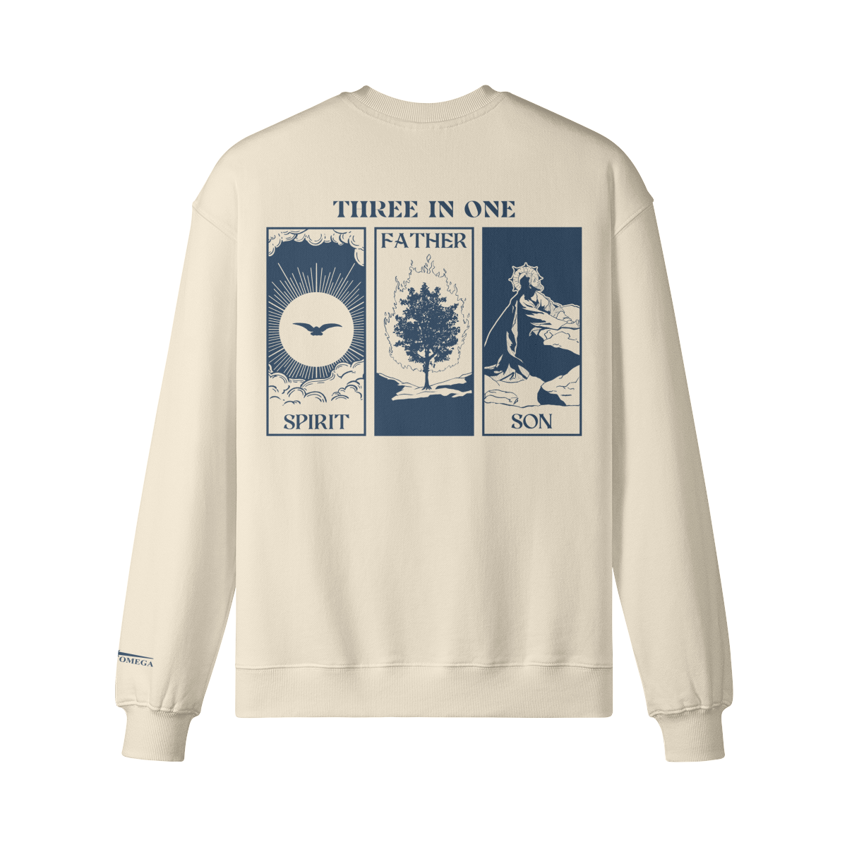 THREE IN ONE (BLUE) - SWEATER