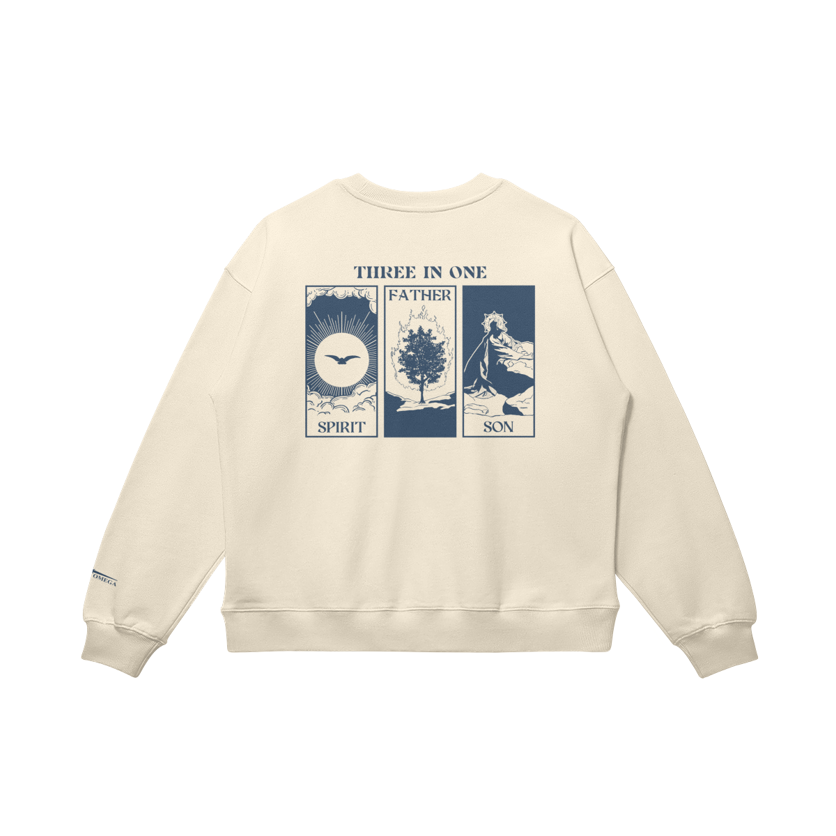 THREE IN ONE (BLUE) - SWEATER