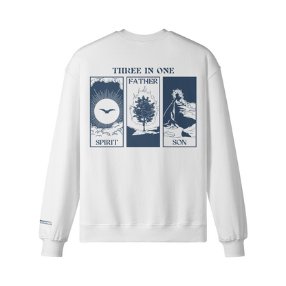 THREE IN ONE (BLUE) - SWEATER