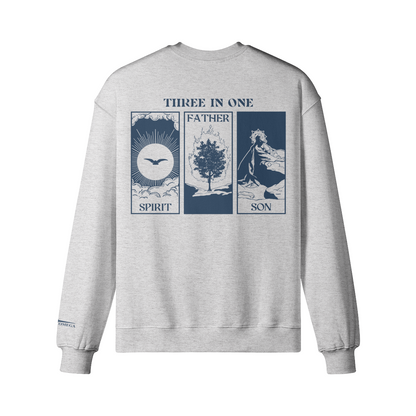 THREE IN ONE (BLUE) - SWEATER