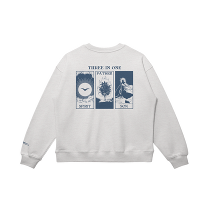 THREE IN ONE (BLUE) - SWEATER